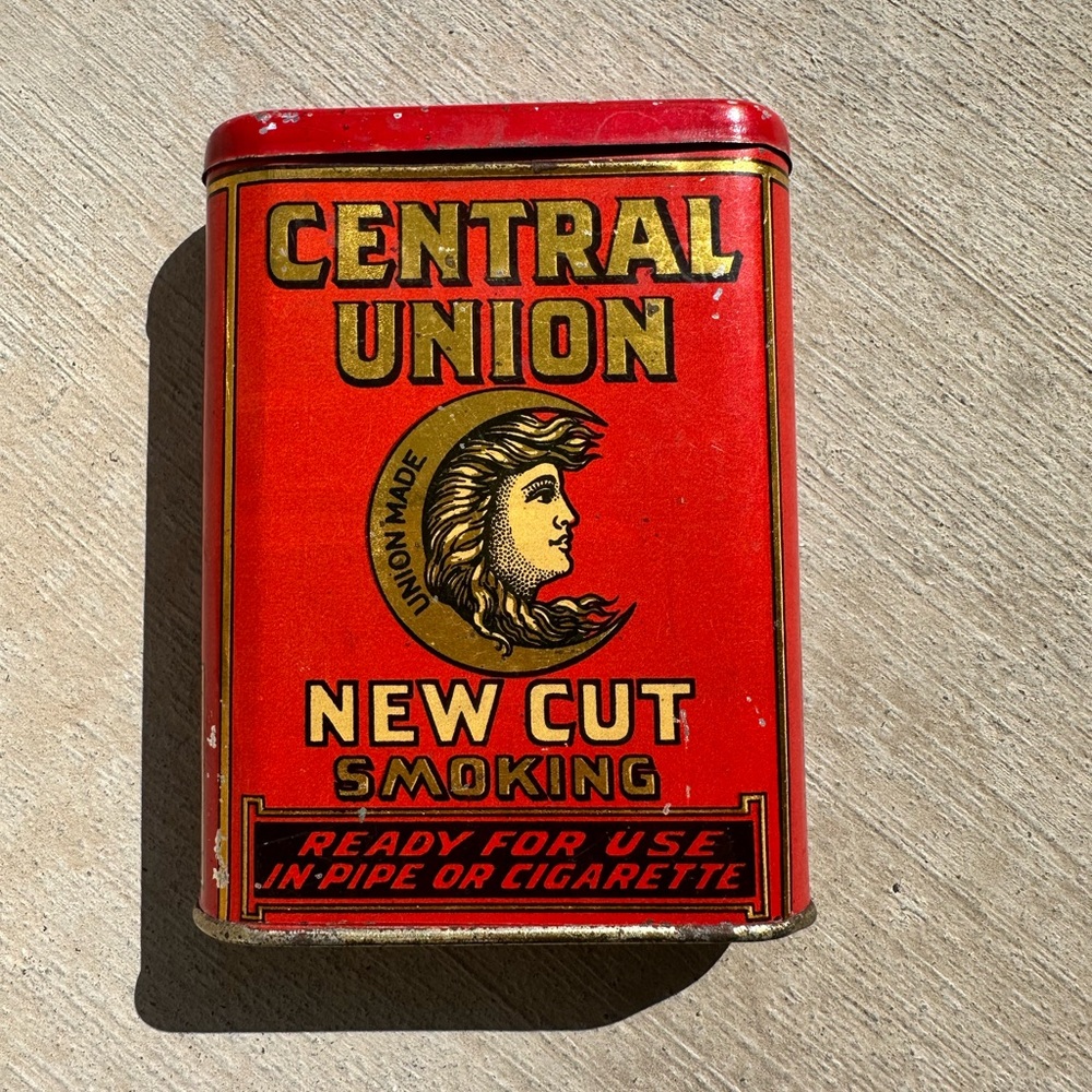 SOLD- Central Union Tobacco Tin